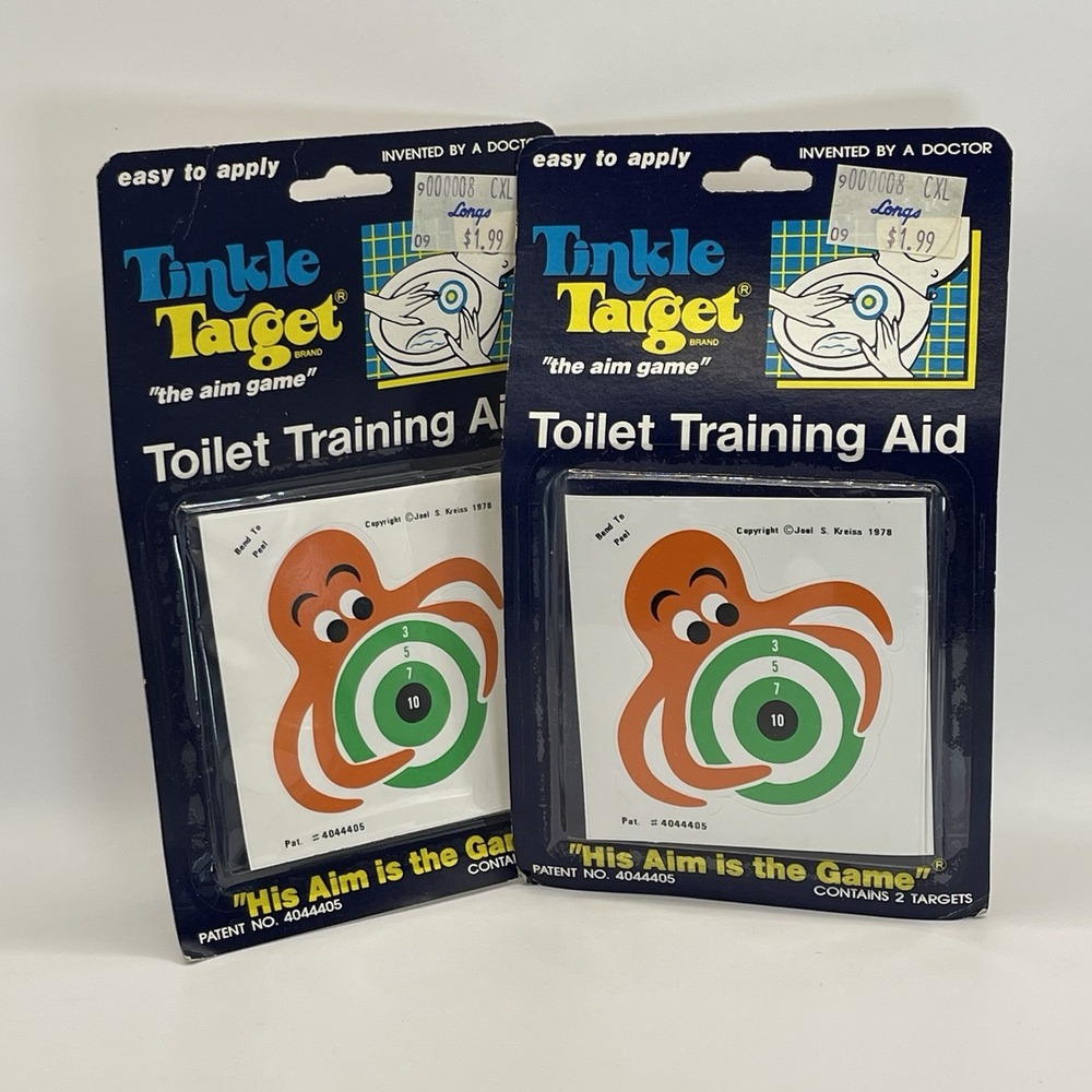 2 Vintage Tinkle Target Stocking Stuffer Octopus 1978‎ JKL Product NEW RARE